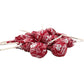 Red Raspberry Red Lollipops, Red Tootsy Pops, by Queen City Candy Cave,(1 Pound)