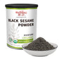 Onetang Organic Black Sesame Powder No Sugar Low Temp Roasted Halal Non-Gmo Black Sesame Paste 12.36 Oz (350G)