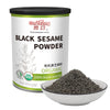 Onetang Organic Black Sesame Powder No Sugar Low Temp Roasted Halal Non-Gmo Black Sesame Paste 12.36 Oz (350G)