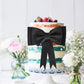 YCTHUNFISH 2 Pack Pink Bow Cake Topper Kit - EVA Foam Bowknot for Birthdays, Baby Showers, Weddings - Oversized Black Bows