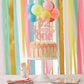 ZHUOWEISM Cake Topper - Glitter Half Way to Go Decoration, Rose Gold, 1 PCS, Happy 6 Months Birthday Party Supplies