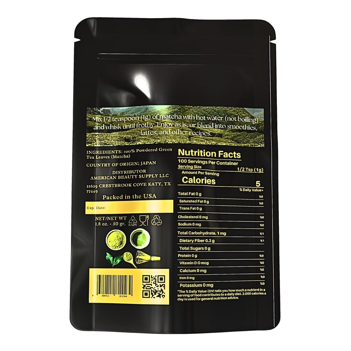 Canan Koska Ceremonial Grade Matcha Powder - Stone-Ground Green Tea from First Harvest Leaves, Perfect for Whisking, Lattes & Sm