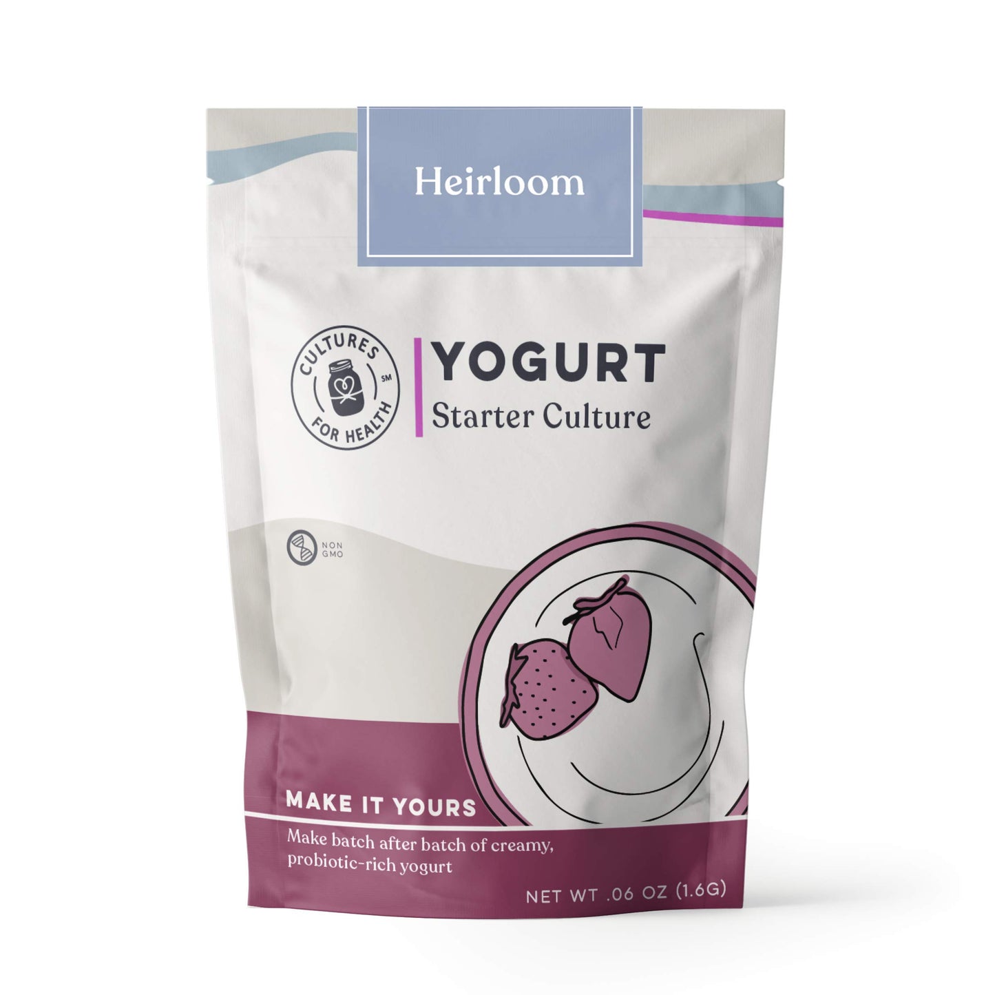 Cultures For Health Heirloom Yogurt Starter Culture - 3 Packets Scandinavian Yogurt Starters (Matsoni, Piima, Viili) - Gluten Free, Non-GMO