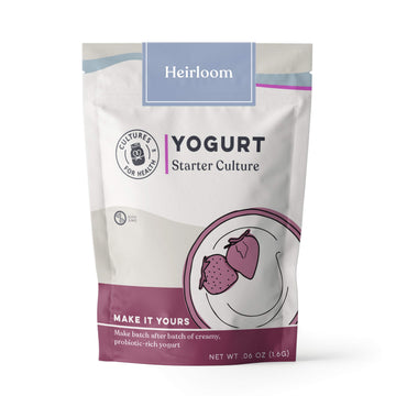 Cultures For Health Heirloom Yogurt Starter Culture - 3 Packets Scandinavian Yogurt Starters (Matsoni, Piima, Viili) - Gluten Free, Non-GMO