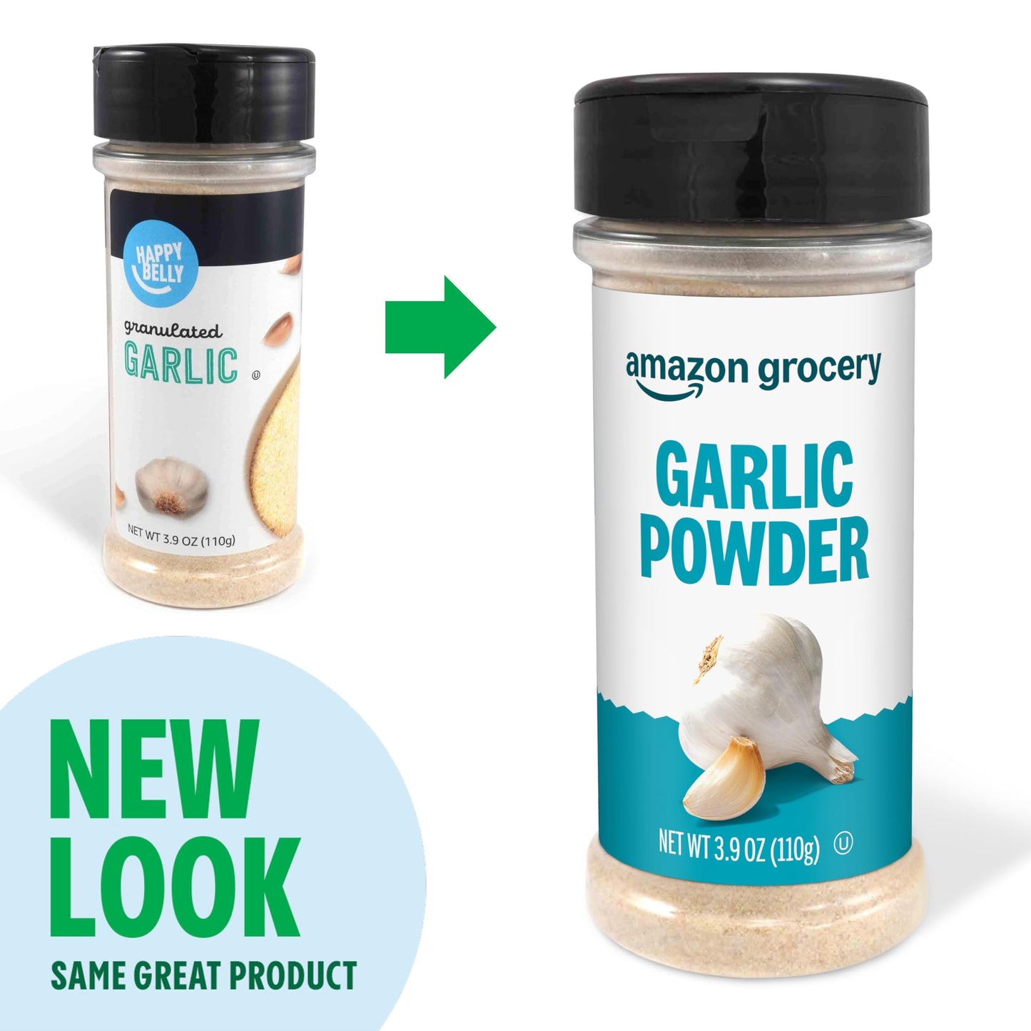 large online retailer Grocery Garlic Powder, 3.9 Oz, Pack of 1, Previously Happy Belly, Packaging May Vary