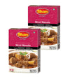 Shan - Meat Masala Seasoning Mix (100g) - Spice Packets for Medium Meat Curry (Pack of 2)