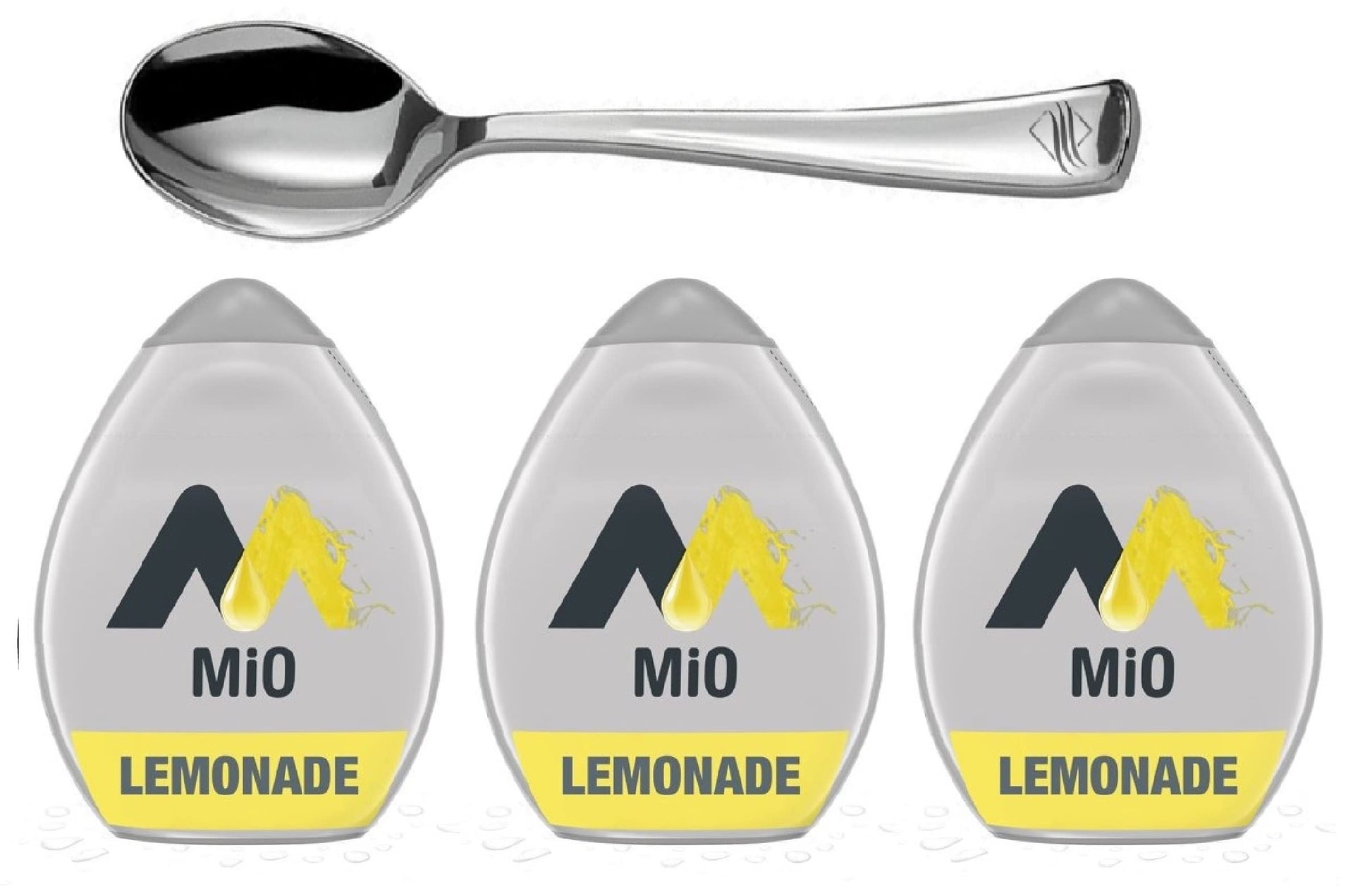 Mio Liquid Flavor Enhancer - 3 Pack With Stir Spoon (Lemonade)