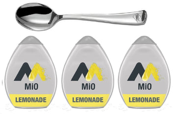 Mio Liquid Flavor Enhancer - 3 Pack With Stir Spoon (Lemonade)