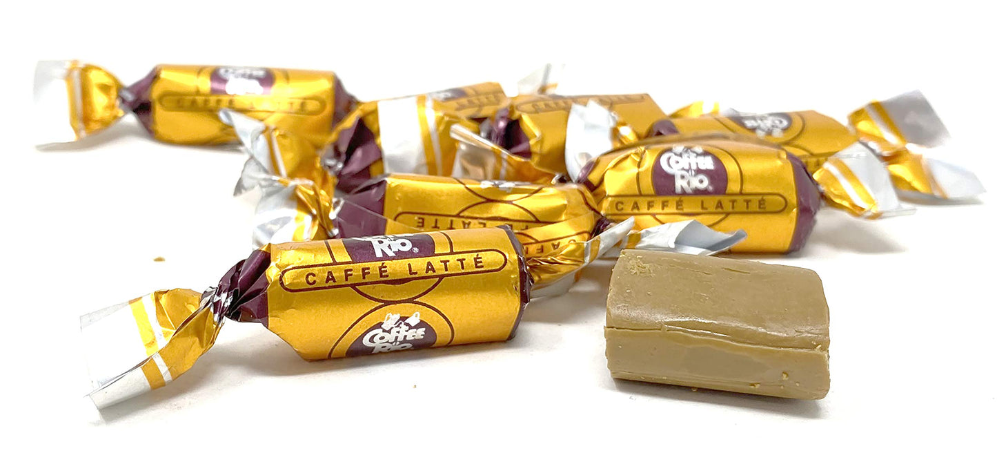 Adams & Brooks Coffee Rio Coffee Candy Bulk Candy 3 Pound Bag - Individually Wrapped Coffee Candies (Caffe Latte)