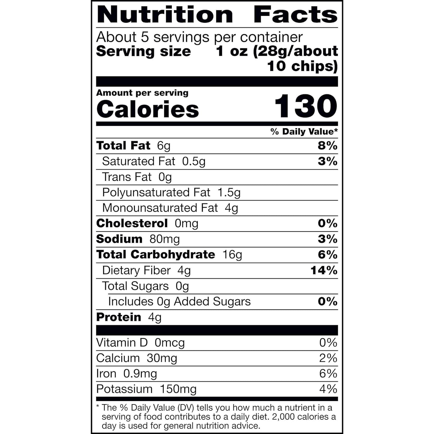 Food Should Taste Good Tortilla Chips, 5.5Oz, Pack Of 6 (Black Bean)