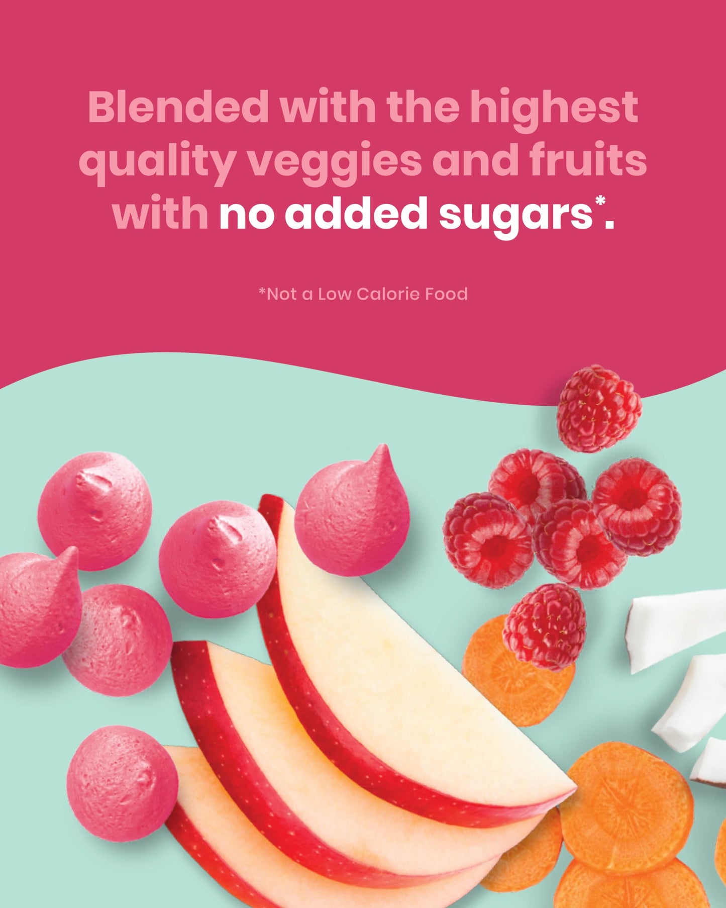 Amara Smoothie Melts - Carrot Raspberry - Baby Snacks Made With Fruits And Vegetables - Healthy Toddler Snacks For Your Kids Lun