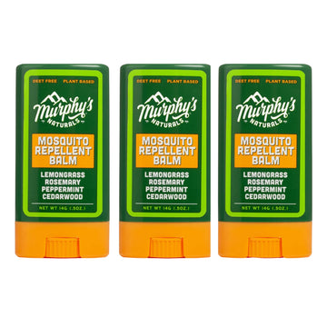 Murphy'S Naturals Mosquito Repellent Balm Stick  Plant Based, Natural Ingredients  Deet Free  Travel/Pocket Size  0.5 Oz  3 Pack