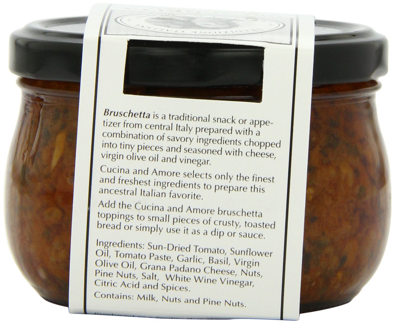 Cucina & Amore Bruschetta Sun-Dried Tomatoes, 7.9 Ounce