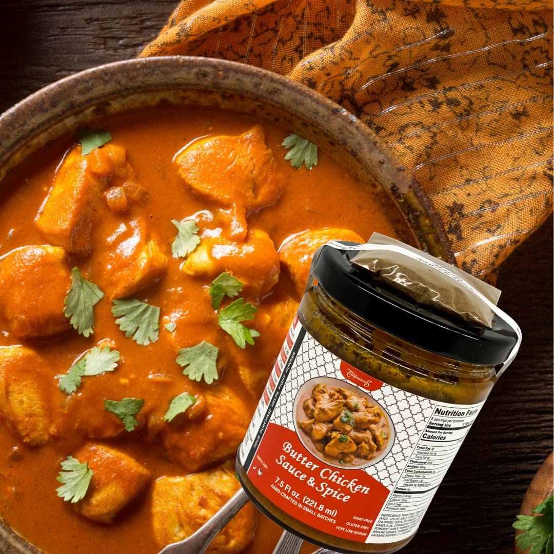 Flavor Temptations Indian Food Cooking Gift Set - 3 Spice Kits for Chicken Tikka Masala, Tandoor Chicken, Beef Vindaloo - 4.8 oz