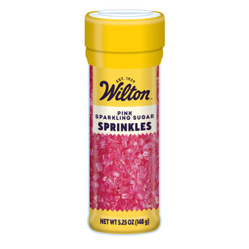 Wilton Pink Sparkling Sugar, 5.25 Oz.