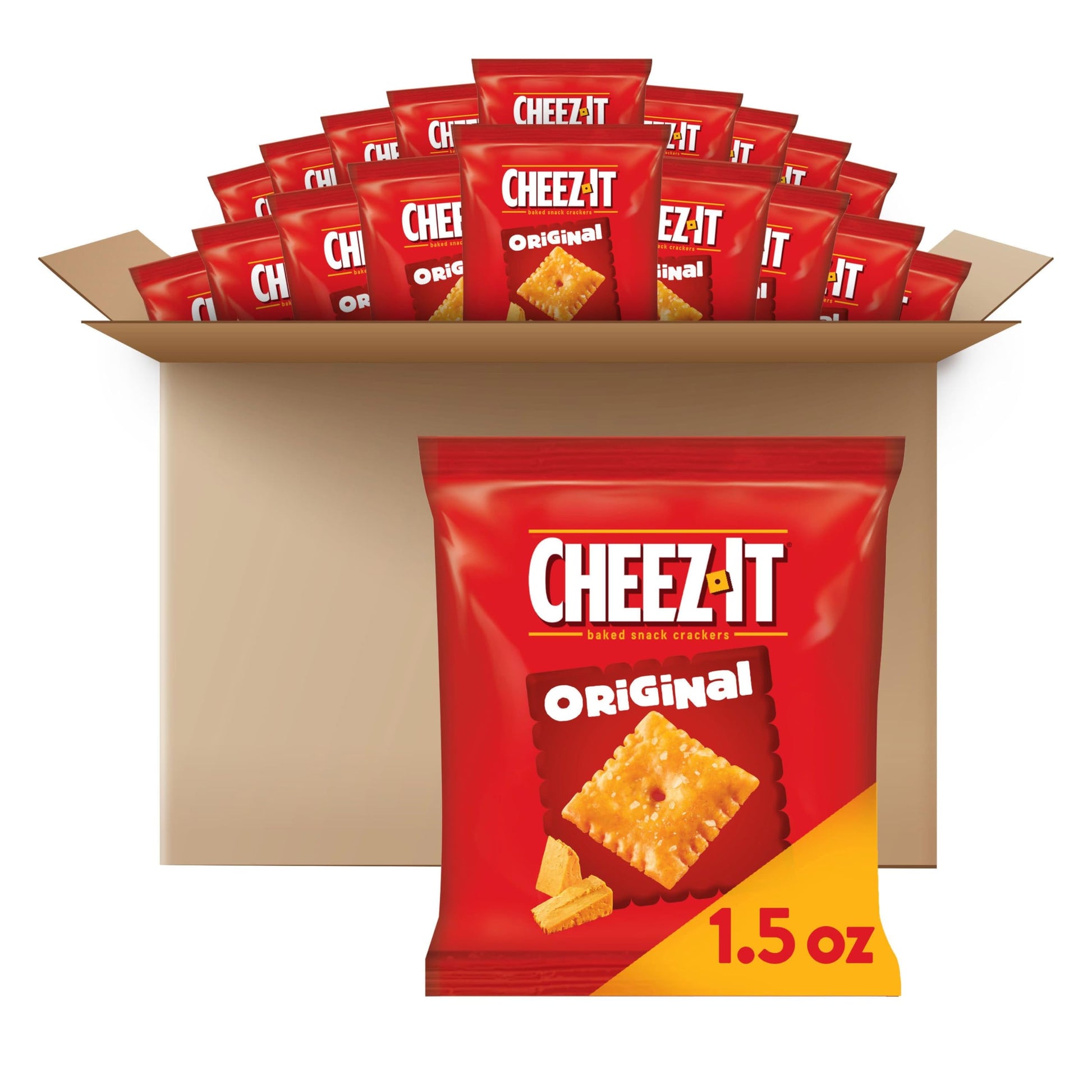 Cheez-It Crackers, Original, 1.5Oz (60 Count)