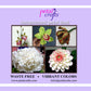 Petal Crafts 24 Color Palette Petal Dust Set A - Wafer Size, Various Color Selections