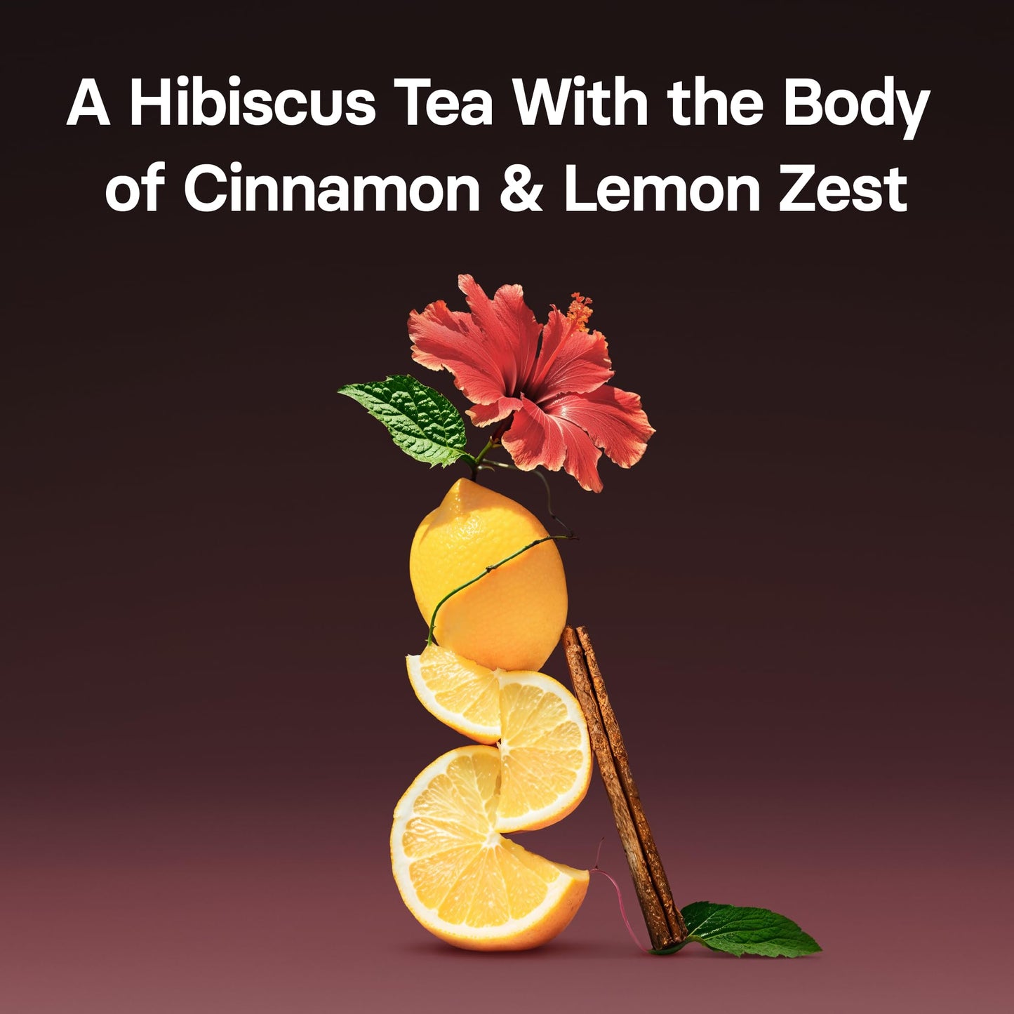 Osulloc Sweet Hibiscus (Lemon & Cinnamon Flavor), Decaffeinated Herbal Tea, Relaxing Fruit Blended Hibiscus Tea, Premium Tea Bag