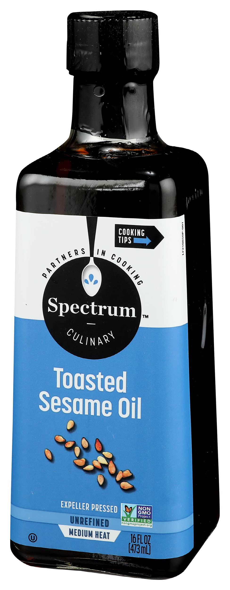 Spectrum Sesame Oil, Toasted, Unrefined, 16 oz
