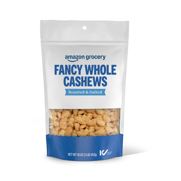 large online retailer Brand - Happy Belly Cashews  Roasted & Salted  16 Ounce