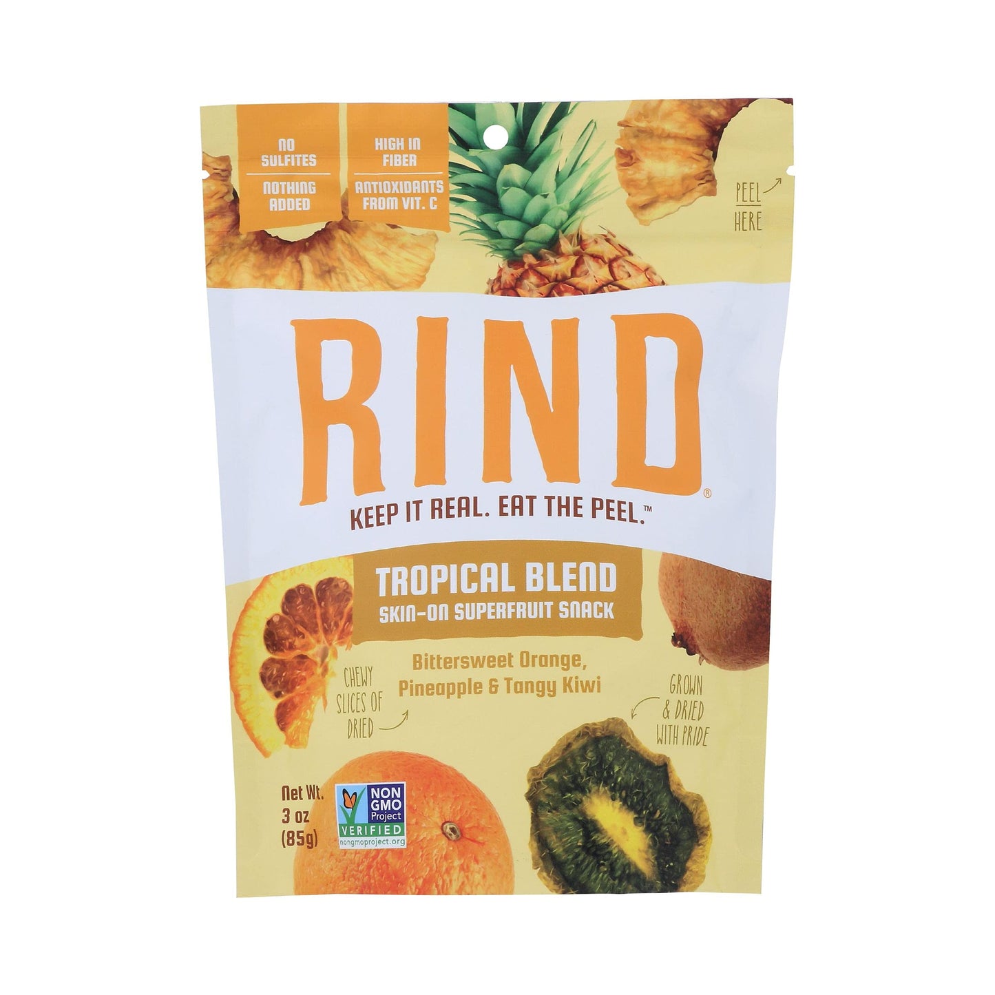 RIND Dried Tropical Fruit Blend 3 OZ