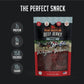 Top Notch Jerky Beef Jerky - 10 oz Bag - High Protein Snack for Kids and mature-themeds - Pepper Flavor