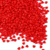 Valentine Sprinkles for Cake Decorating Edible Red Hearts Sugar Sprinkles for Cookies Chocolate Ice Cream Cupcake Topper, 3.5 ou