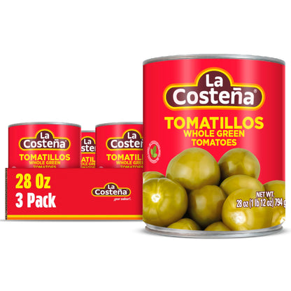 La Costea Canned Tomatillos for Mexican Food, Tomatillo Salsa, Salsa Verde, Green Enchilada Sauce, Taco Sauce, Pico de Gallo & T