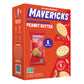 Mavericks Sandwich ers Peanut Butter - Plant-Based Peanut Butter Sandwich  Snack ers  Whole Grain  Non-GMO - 1 Box (6 Snack Packs)