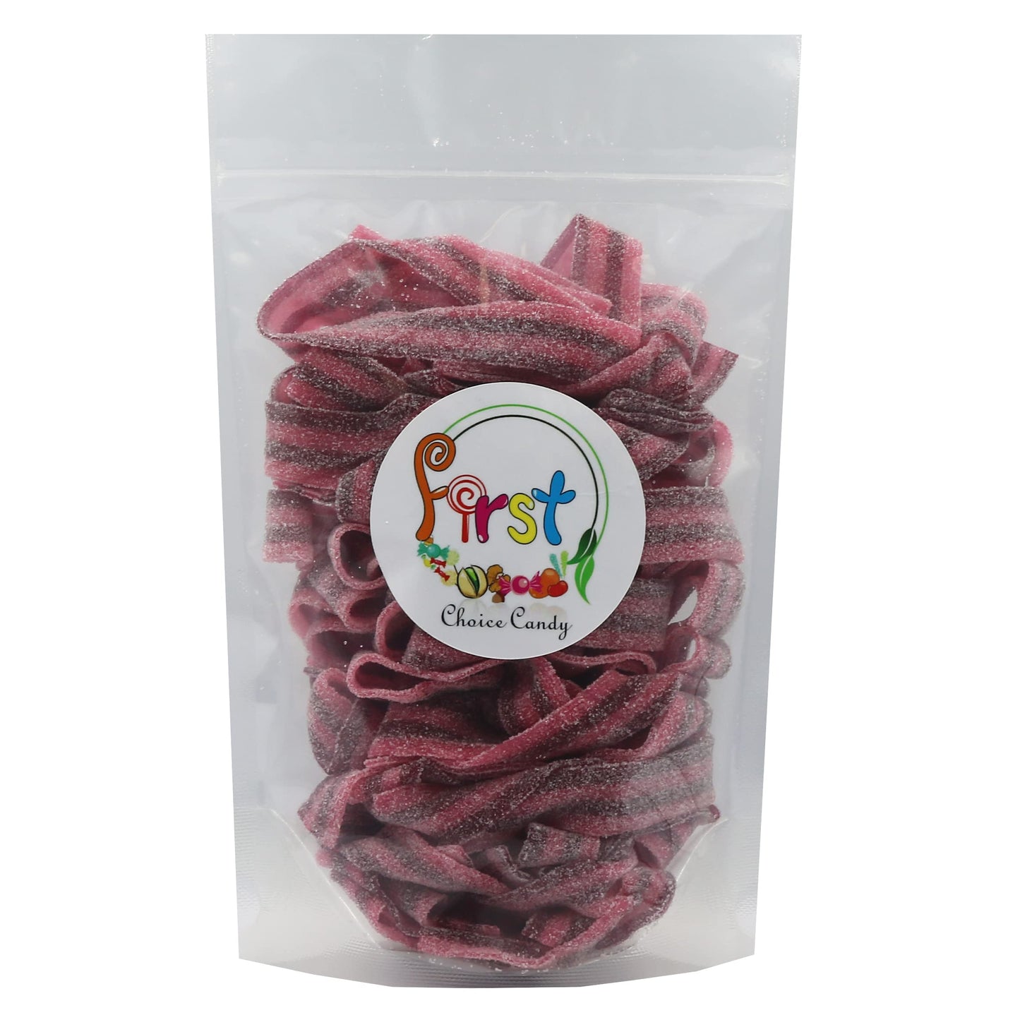 All Color Sour Gummy Belts (Raspberry Cherry, 2 Lb)
