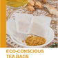 TeeLux Turmeric Ginger Tea Bags - Caffeine Free Herbal Tea, 100 Count, Spicy & Smooth Flavor