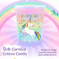 Unicornucopia Cotton Candy - 3 Pack - 6 Flavor Rainbow Party Favors for Kids - Ideal for Birthday Goodie Bags