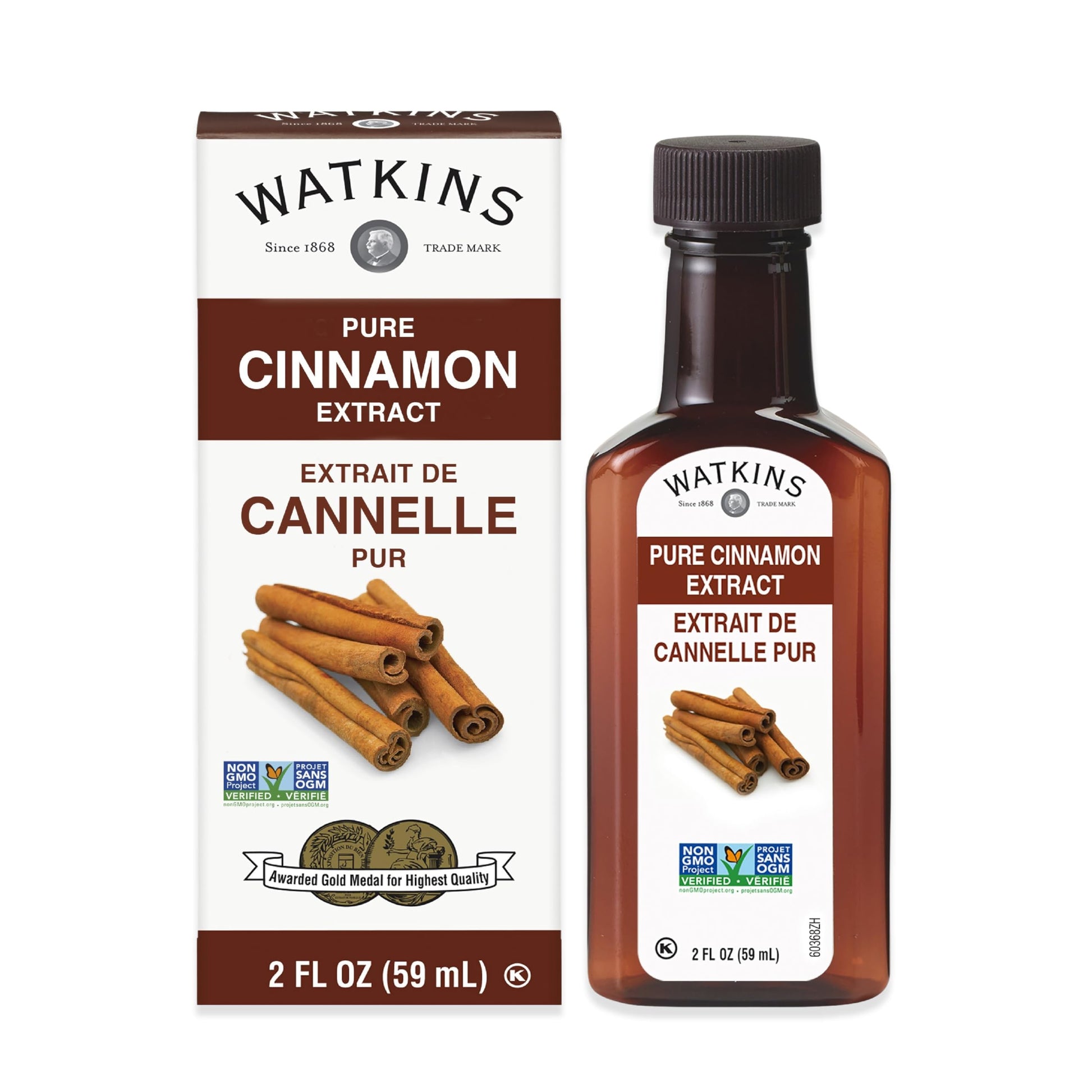 Watkins Pure Cinnamon Extract, 2 Fl Oz (Pack of 24)