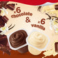Snack Pack Chocolate And Vanilla Pudding Cups Family Pack, 12 Count, 6 Pack