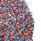 Homankit Patriotic Sprinkles Red White And Blue Nonpareils Sprinkles Edible Cookie Decorations Mini Pearls For Decorating Cake,