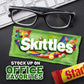 Skittles & Starburst Variety Pack Full Size Chewy Candy Assortment, 62.79 Oz, 30 Count