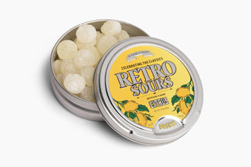 Retro Sours | Hard Tangy Candy | Brought To You By Iconic Candy (8, Citrus)