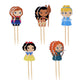 Confetti! Princess Cupcake Toppers Birthday Cake Decorations Party Supplies Decor, 20 Counts