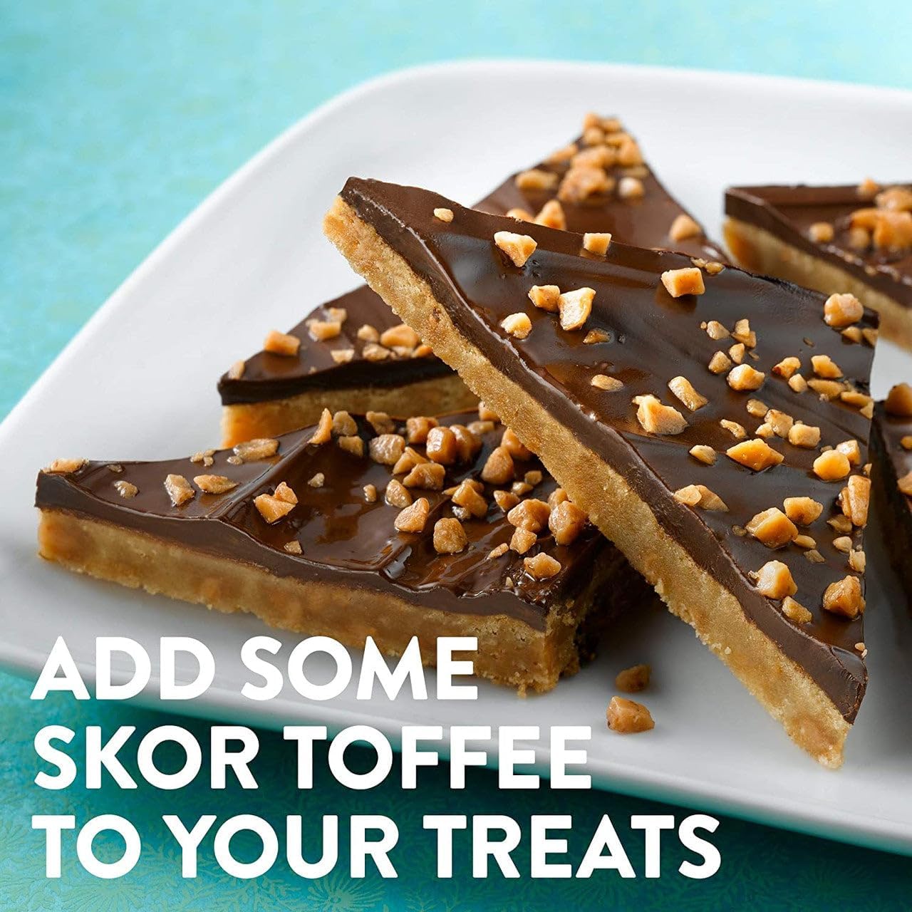 LYZAS SWEETS &   SK0R Toffee Bits - 3 Pound Bag, 8 x 11 x 2.4 inches