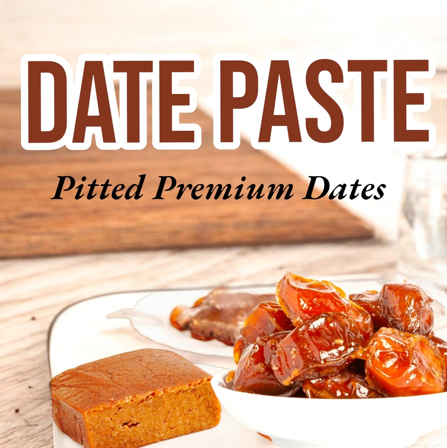 Entaj Al Nakheel Pitted Date Paste, 100% Pure, Non-GMO & Gluten-Free, 2.2 lbs (35 oz) – Great for Baking & Smoothies