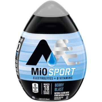 Mio Sport Liquid Water Enhancer, Berry Blast, 1.62 OZ, 4-Pack