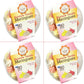4 Pack Krunchy Melts Original Meringue Cookies | Rainbow Vanilla Flavor 4-Pack | Only 80 Calories Per Serving | Fat Free, Gluten