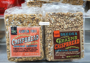 Cracker Trader Joes Norwegian Crispbread and Norwegian Crackers Seeds & Grains Crispbread (Two Bags)