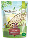 Food to Live Raw Cashews, 5 Pounds - Non-GMO Verified, Deluxe Whole Nuts, Unsalted, Unroasted, Size W-320, Vegan, Kosher, Bulk