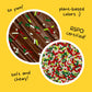 Christmas Softies Natural Sprinkles by Supernatural, Made in USA, No Artificial Dyes, Soy Free, Gluten Free, Vegan, 16oz