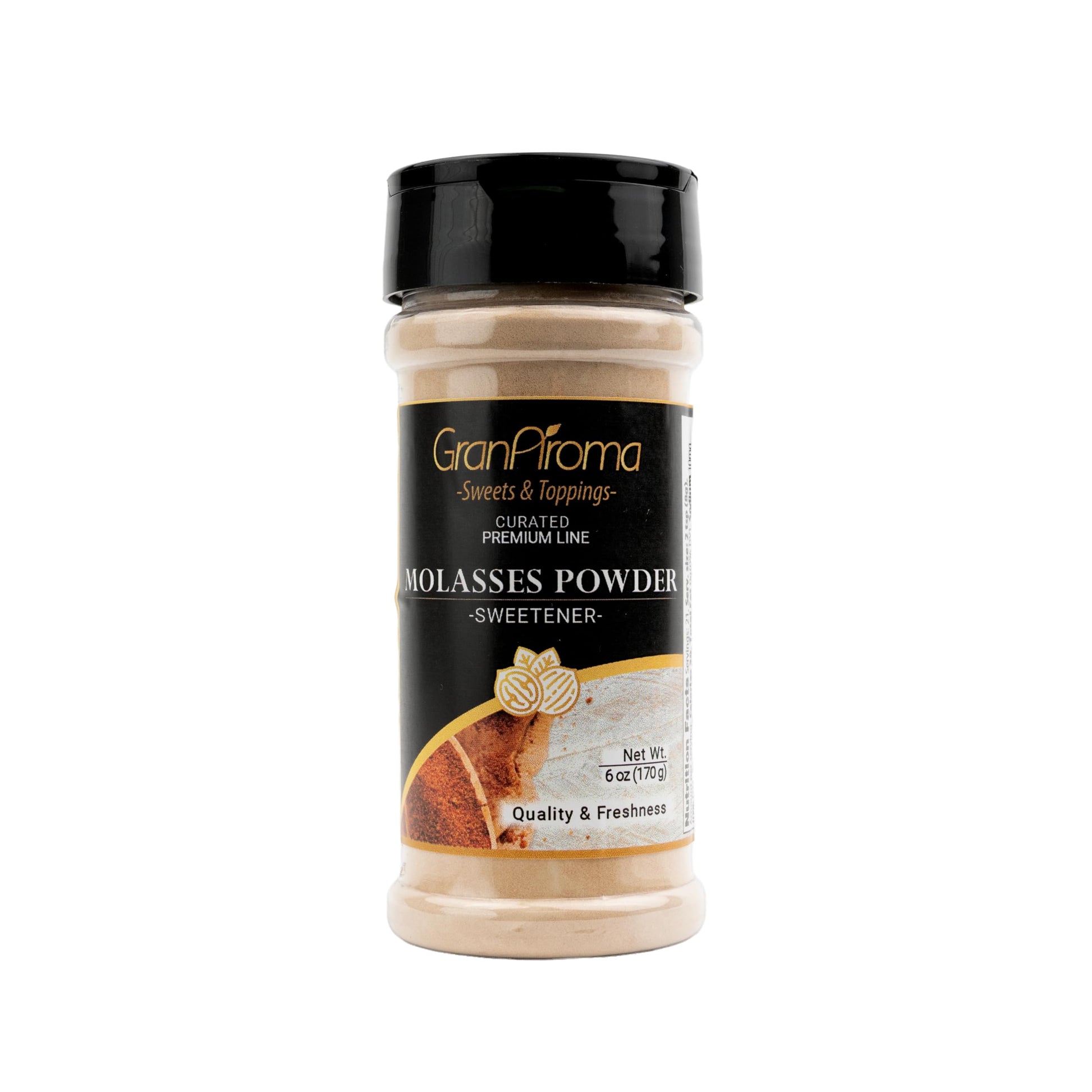 GranAroma Molasses Powder Sweetener for Baking 6 Ounce