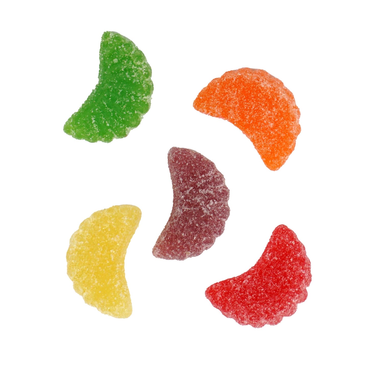 Fruit Slices Candy, 5 Pound Bulk Bag, Candy Fruit Slices Gummy Candy, Orange Candy