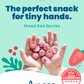 Amara Smoothie Melts - Mixed Red Berries - Baby Snacks Made With Fruits And Vegetables - Healthy Toddler Snacks For Your Kids Lu