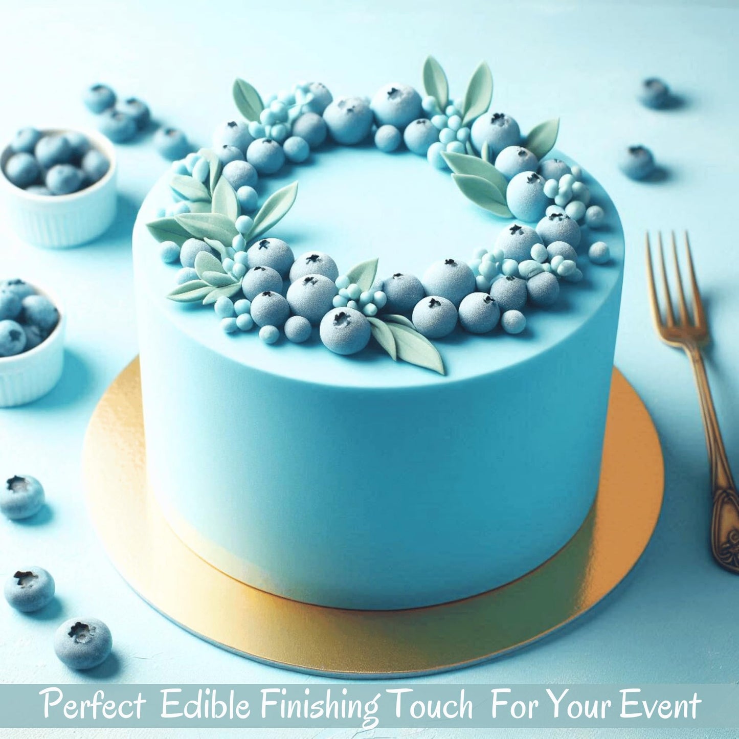 Confect Baby Blue Fondant for Cake Decorating, Vegan & Gluten-Free, 8.8 Oz