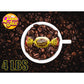 Coffee Candy Bulk - 4 LB Coffee Delight Hard Candy (210 pcs) Coffee Snacks Made with Real Colombian Coffee - Coffee Hard Candy B